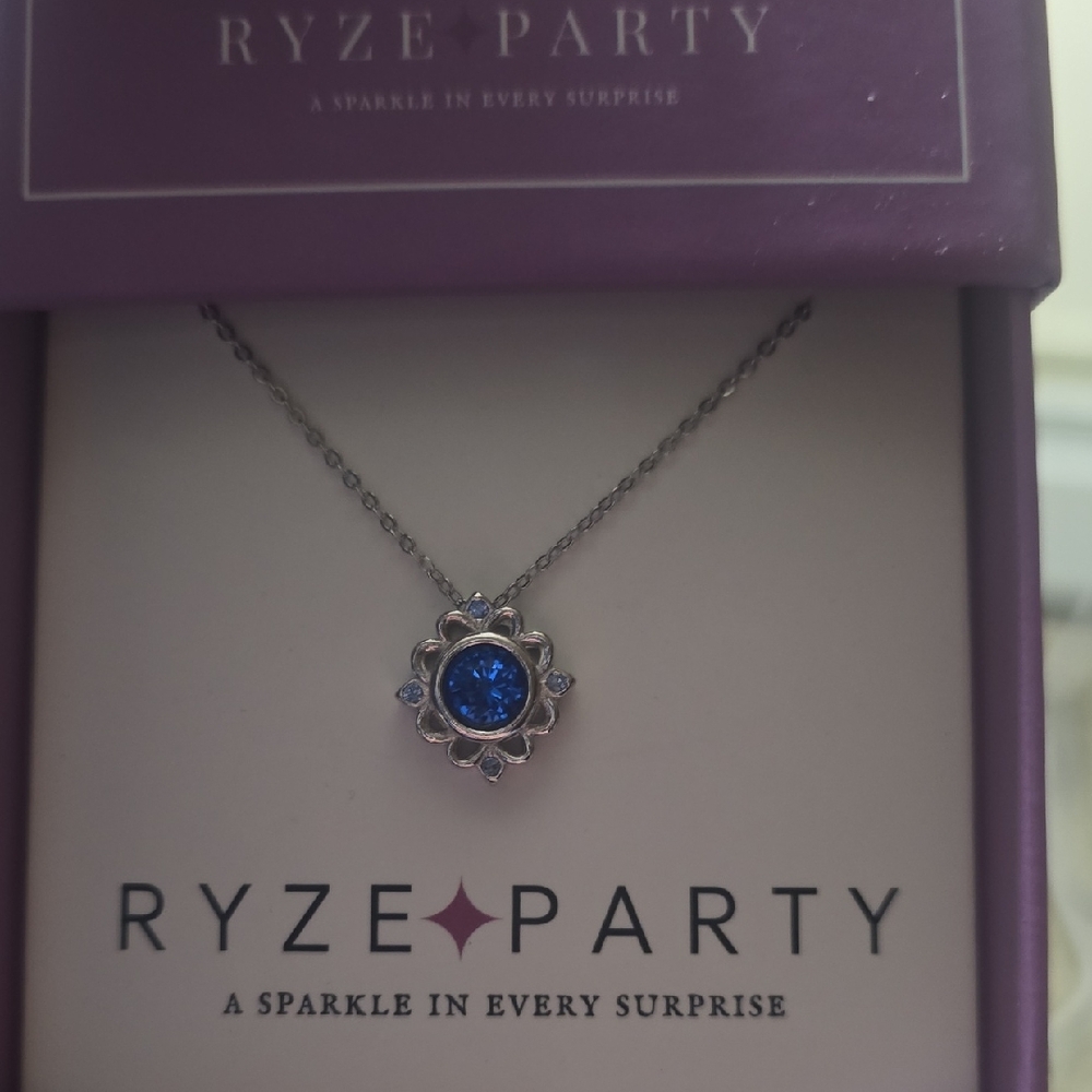 New With Box Ryze Sterling Silver Necklace.